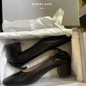 Everlane, real leather pumps